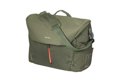 Basil B-Safe Commuter Office Bag With LED - Graphite Black Olive Green