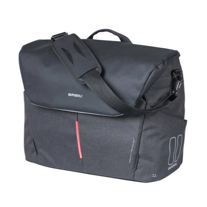 Basil B-Safe Commuter Office Bag With LED - Graphite Black
