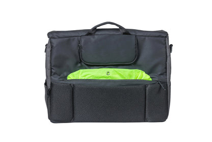 Basil B-Safe Commuter Office Bag With LED - Graphite Black - Rain cover