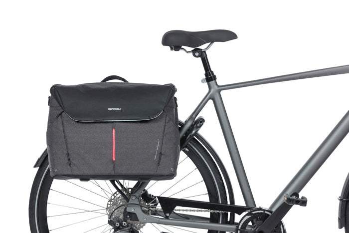Basil B-Safe Commuter Office Bag With LED - Graphite Black