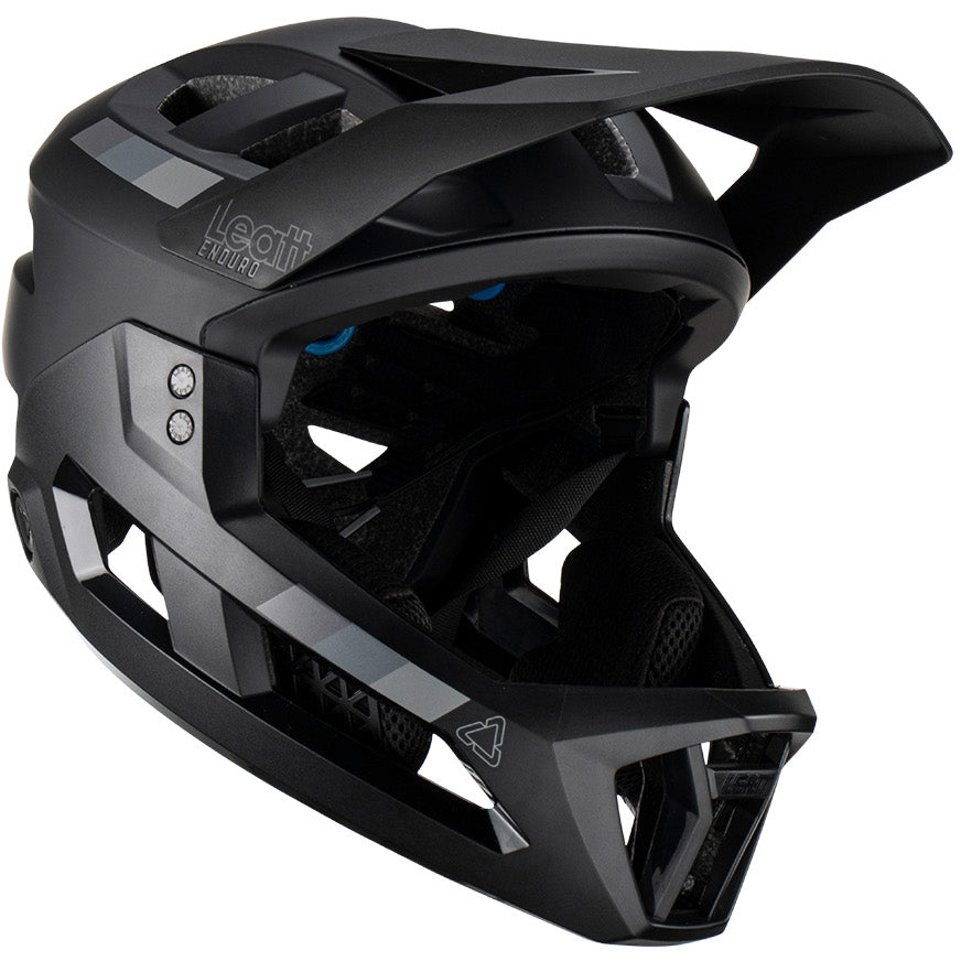Leatt Enduro 2.0 MTB Helmet Stealth (2-IN-1) – Junior 50-54cm 