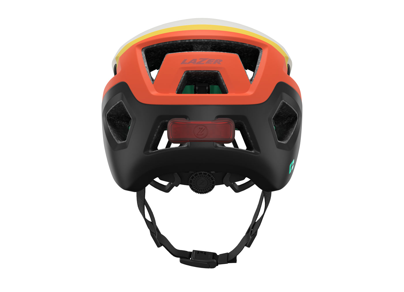 Lazer Coyote KinetiCore Bike Helmet (White Orange Cal)