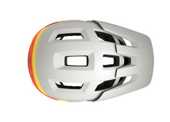 Lazer Coyote KinetiCore Bike Helmet – White / Orange Cal