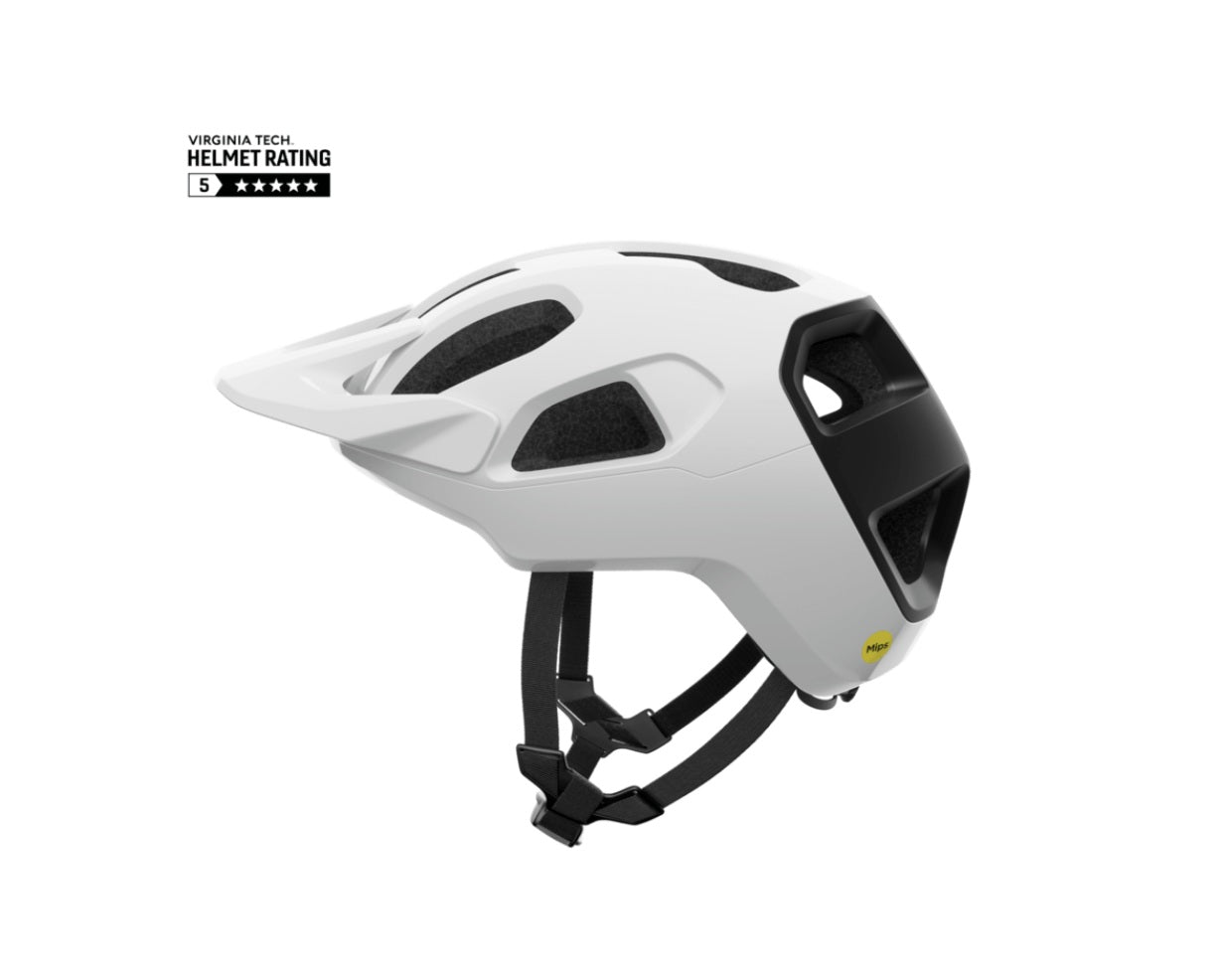 POC Cularis - Hydrogen White/Uranium Black Matt