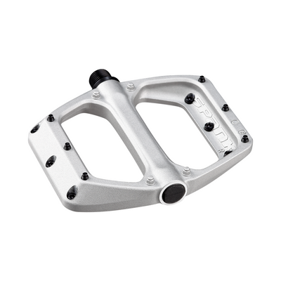 Spank Spoon DC MTB Flat Pedal side in silver