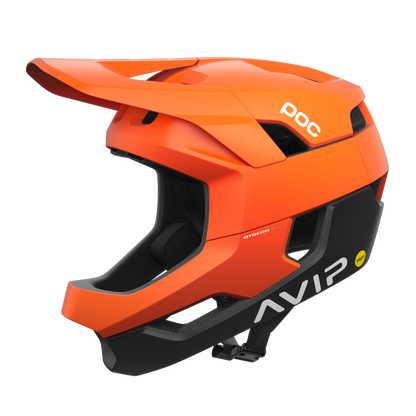 POC Otocon Race Mips Full Face Helmet (Fluorescent Orange)