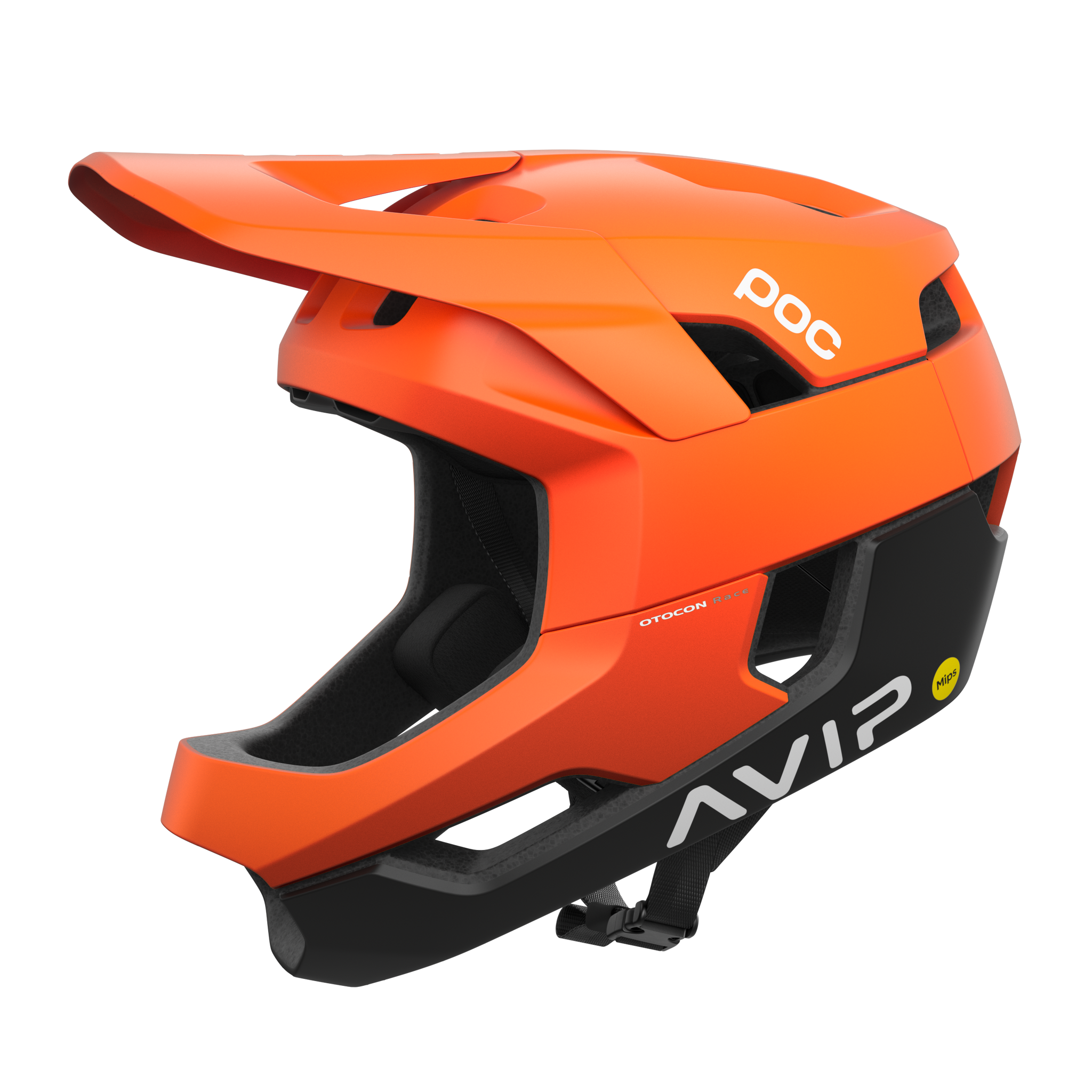POC Otocon Race Mips Full Face Helmet (Fluorescent Orange)