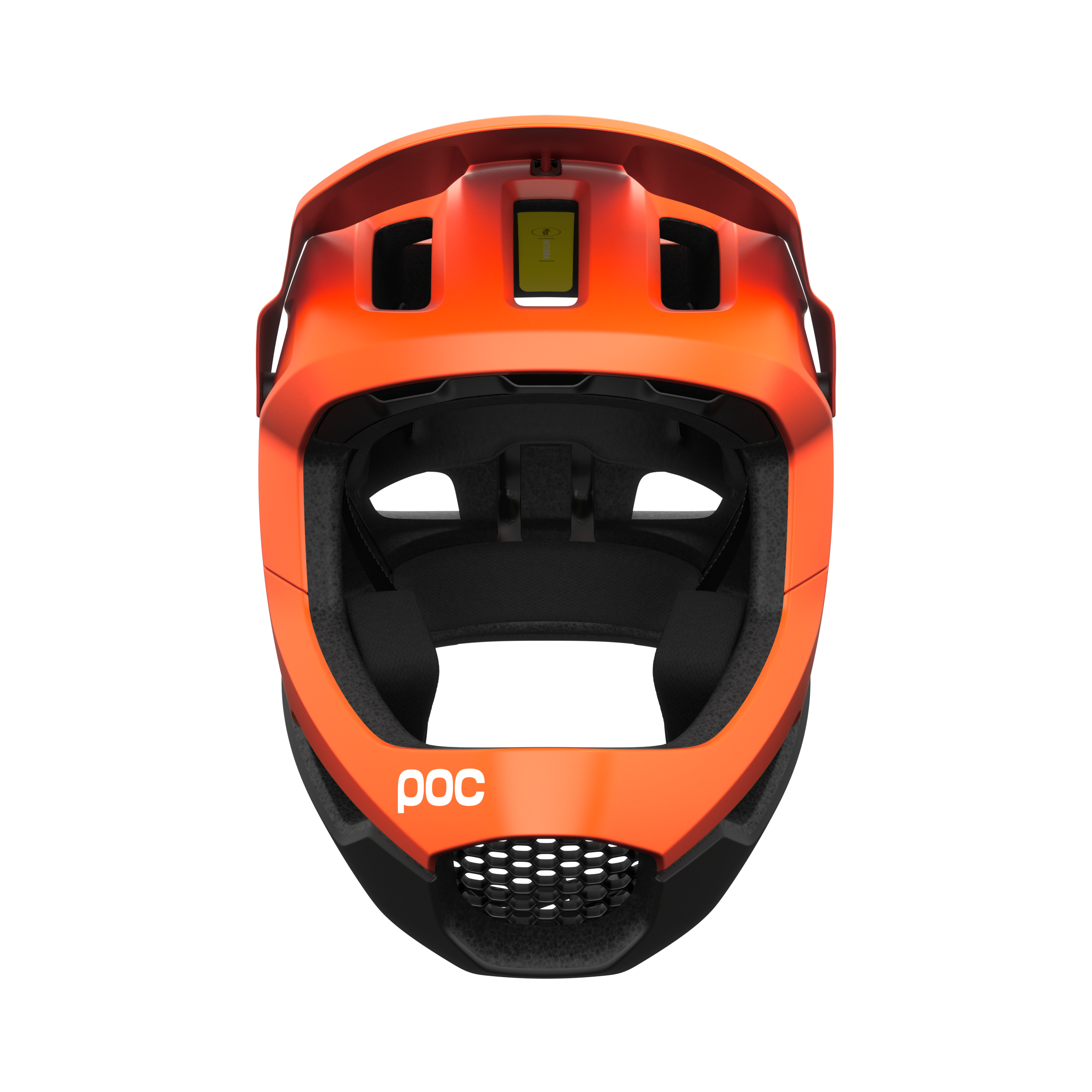 POC Otocon Race Mips Full Face Helmet (Fluorescent Orange)
