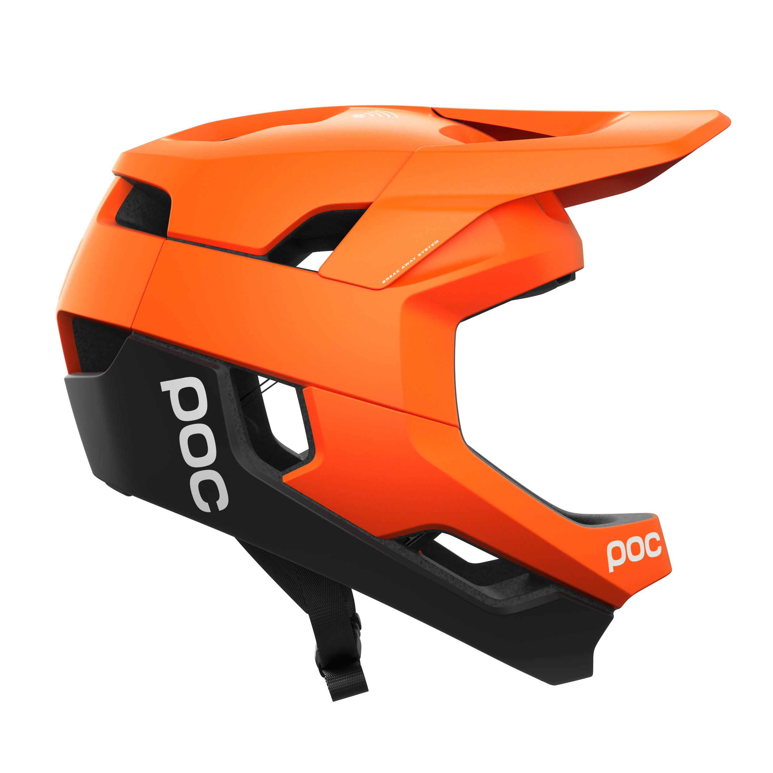 POC Otocon Race Mips Full Face Helmet (Fluorescent Orange)