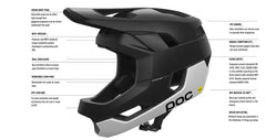 POC Otocon Race Mips Full Face Helmet (Fluorescent Orange)