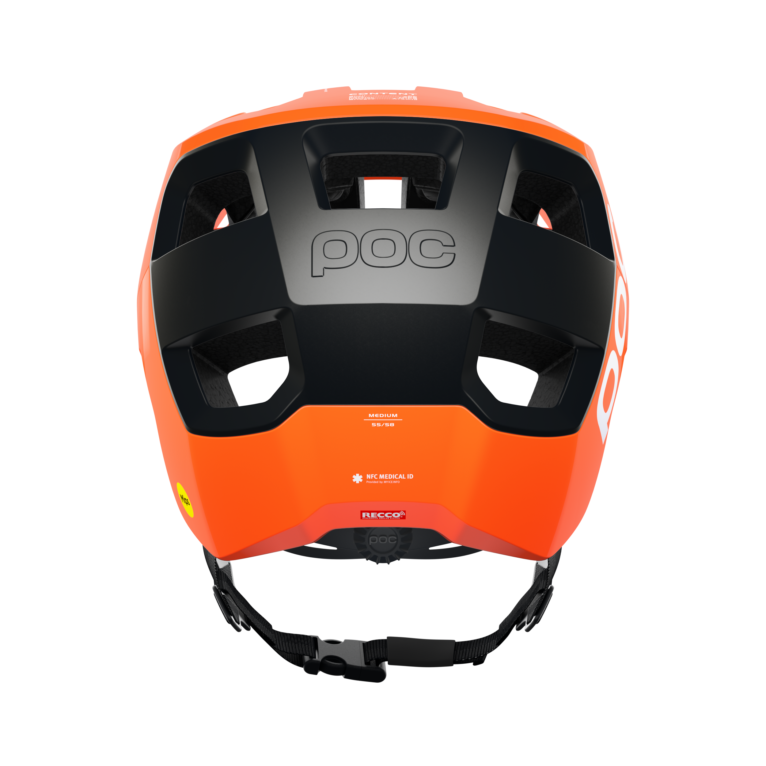 POC Kortal Race Mips Helmet (Fluorescent Orange)