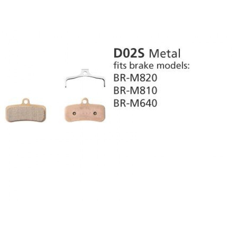 Shimano Disc Brake Pads - D02S Metal