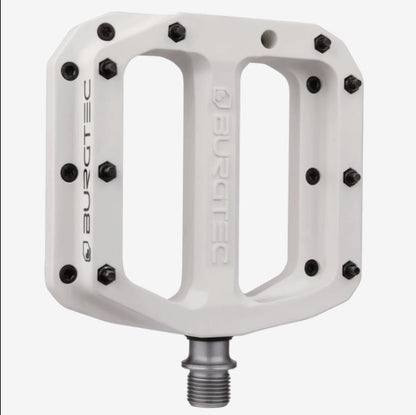 Burgtec MK4 Composite Pedals - Damn right white