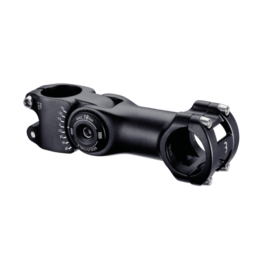 BBB highsix oversize adjustable stem available in 90mm, 110mm, 130mm