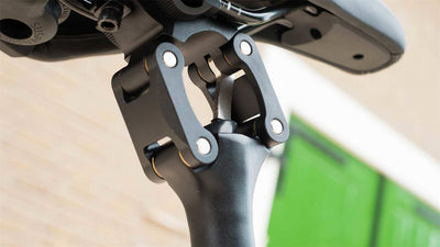 Comfort post suspension seatpost close up