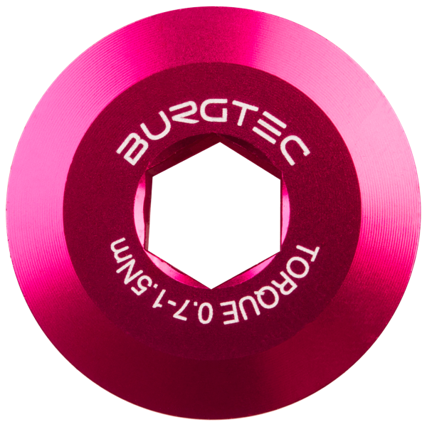 Burgtec Shimano Crank Bolt in Toxic Barbie Pink
