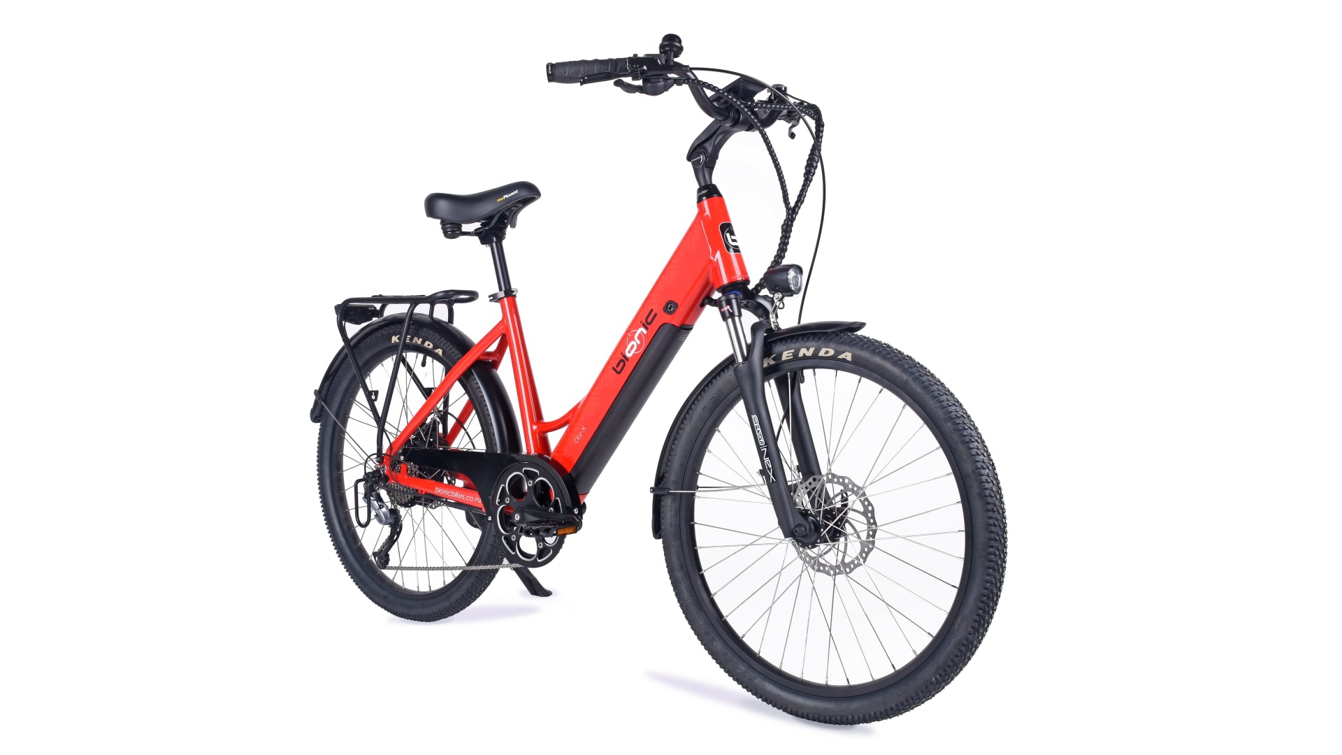 Bionic City-X2 Sensordrive electric bike with hub motor red
