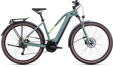 Cube Touring Hybrid One 500 Trapeze in grey´n´blue  Mid Drive 