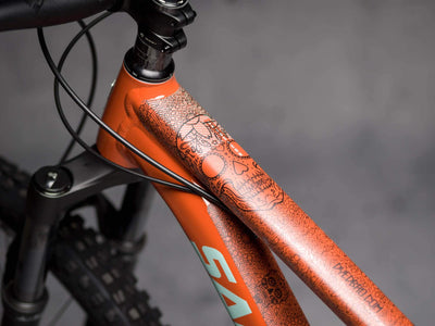 Dyedbro Dia De Muertos Black top tube