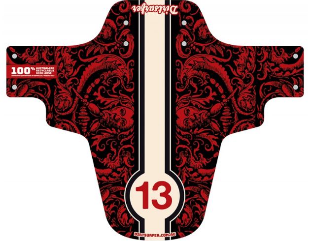 Dirtsurfer Red Demons Mudguard