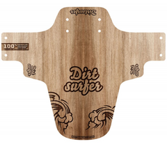 Dirtsurfer Wood Cut Logo Mudguard