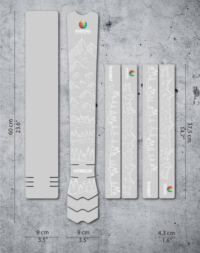 Dyedbro Enduro World Series White