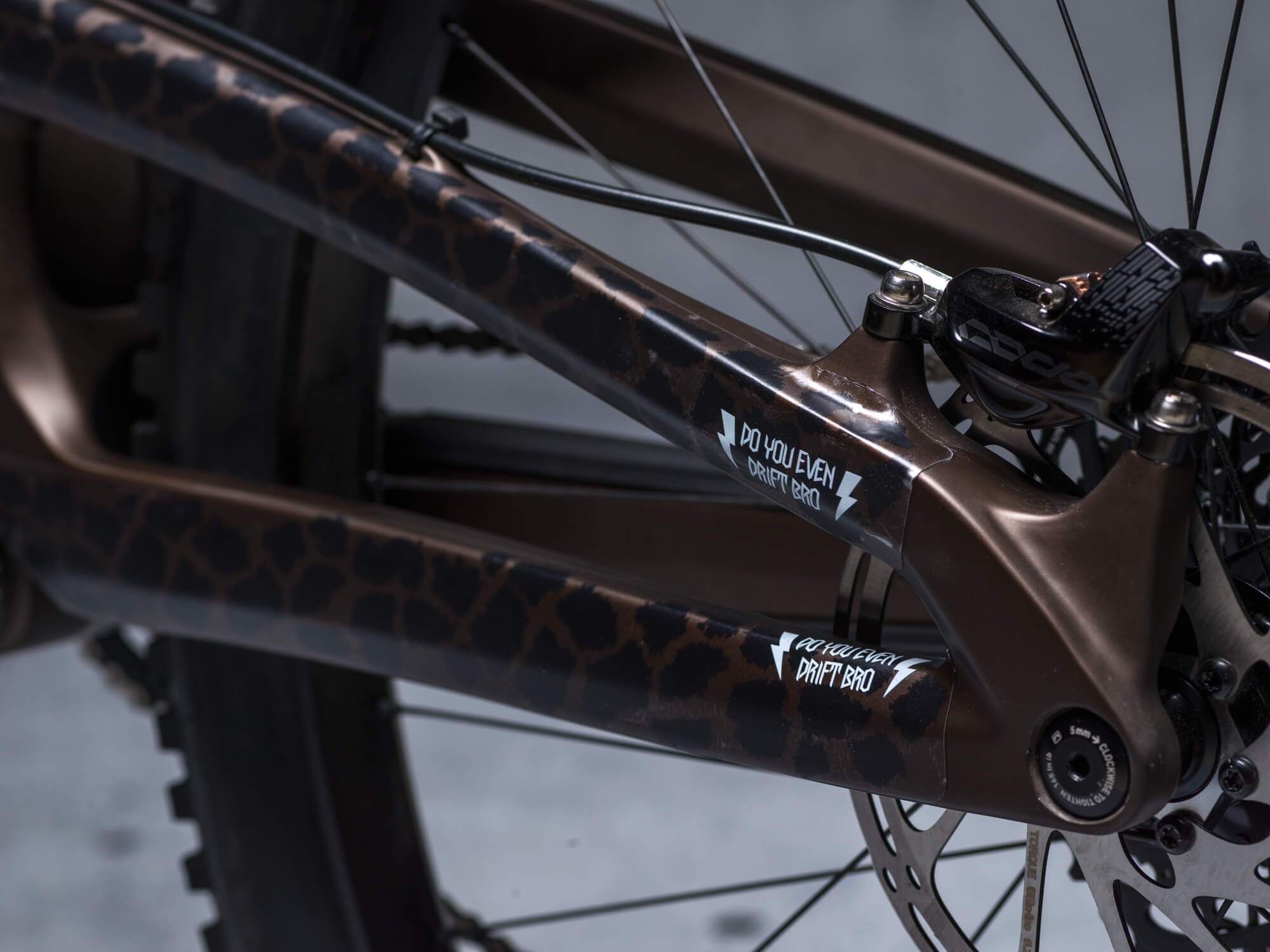 Dyedbro K Animal Print Black 