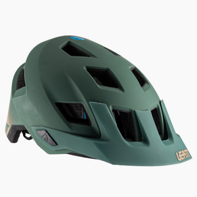 Leatt 2022 Half Shell Helmet MTB AllMtn 1.0 V22 in Ivy front product picture