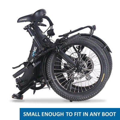 Bionic Nifty+ electric folding bike black