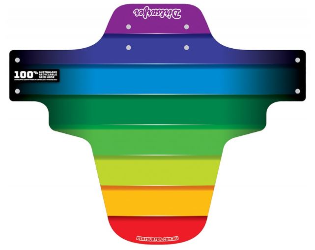 Dirtsurfer Rainbow style mudguard.