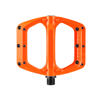 Spank Spoon DC MTB Flat Pedal in orange