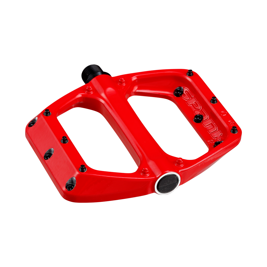 Spank Spoon DC MTB Flat Pedal red inside