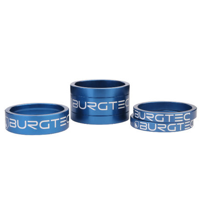 Burgtec Stem Spacers - Deep Blue