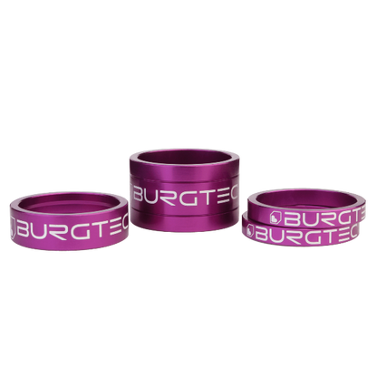 Burgtec Stem Spacers - Purple Rain