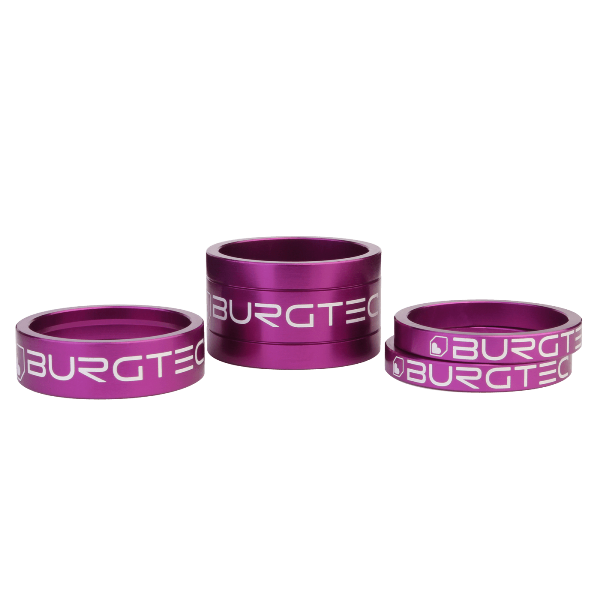 Burgtec Stem Spacers - Purple Rain