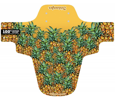 Dirtsurfer Yellow Mudguard in Pineapple style.