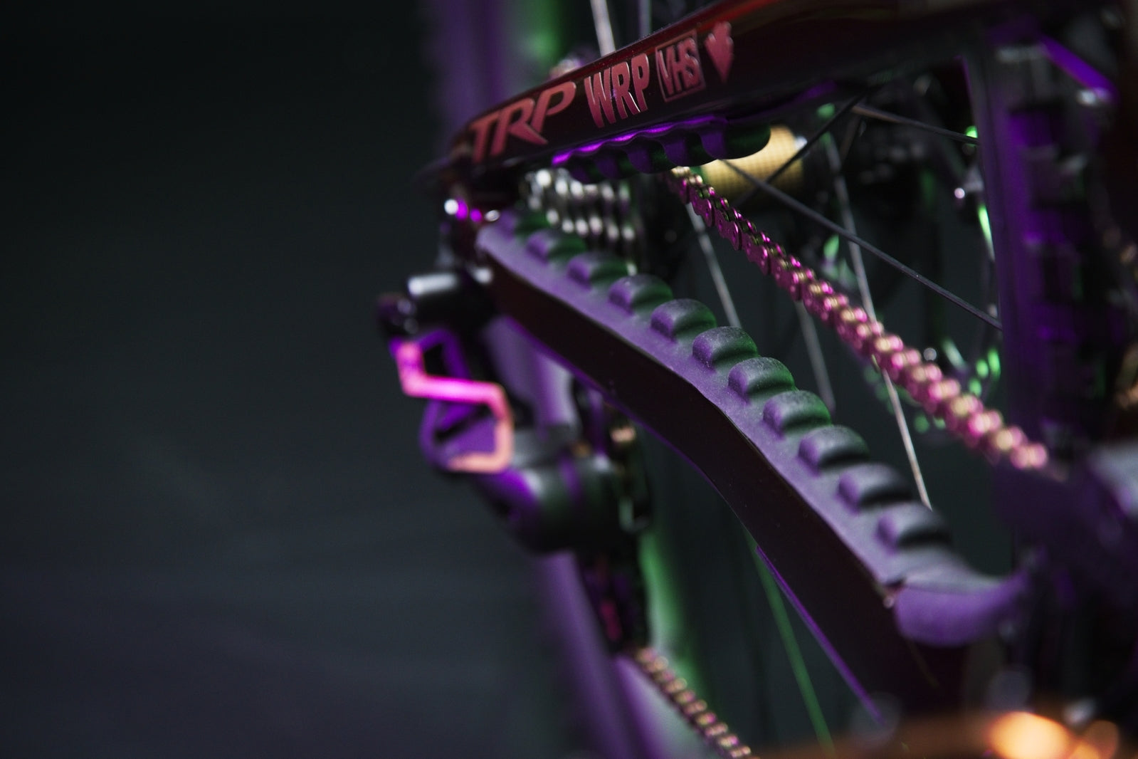 VHS Slapper Tape on the bike