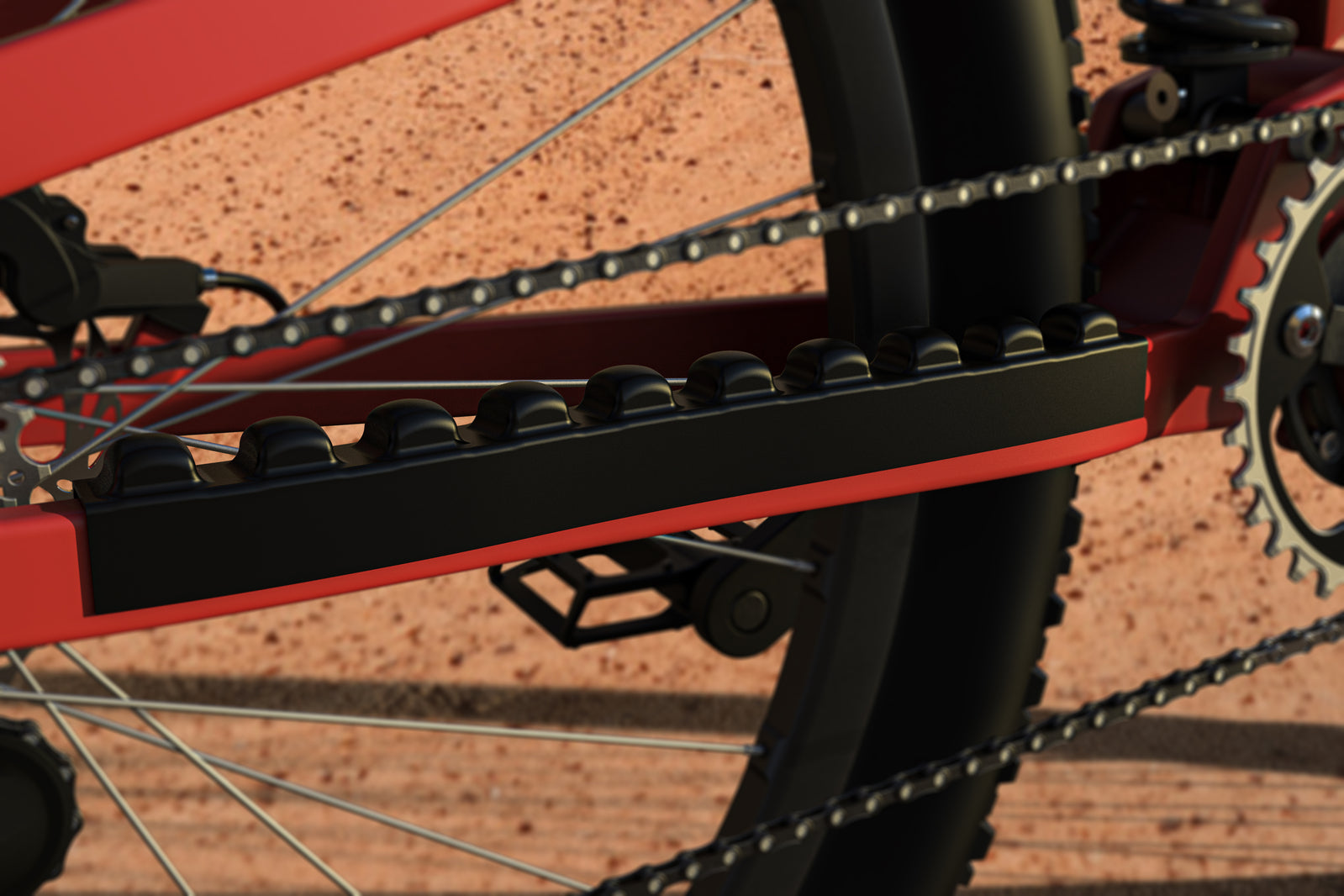 VHS Slapper Tape on the bike