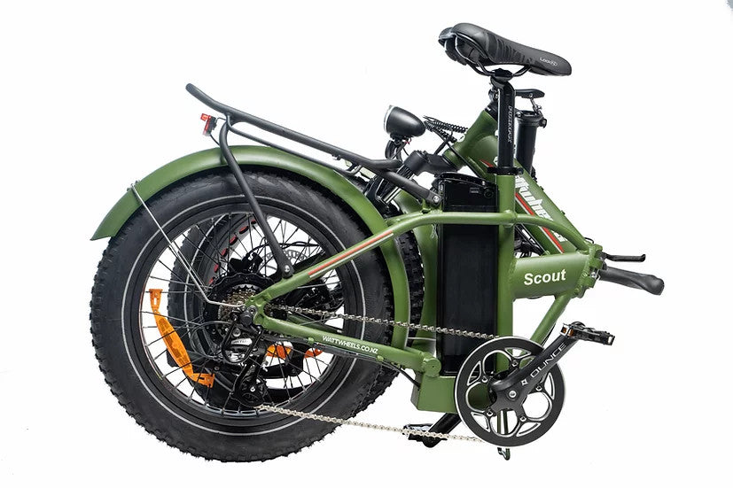 Watt Wheels Scout Electric Folding Bike Folded bike picture