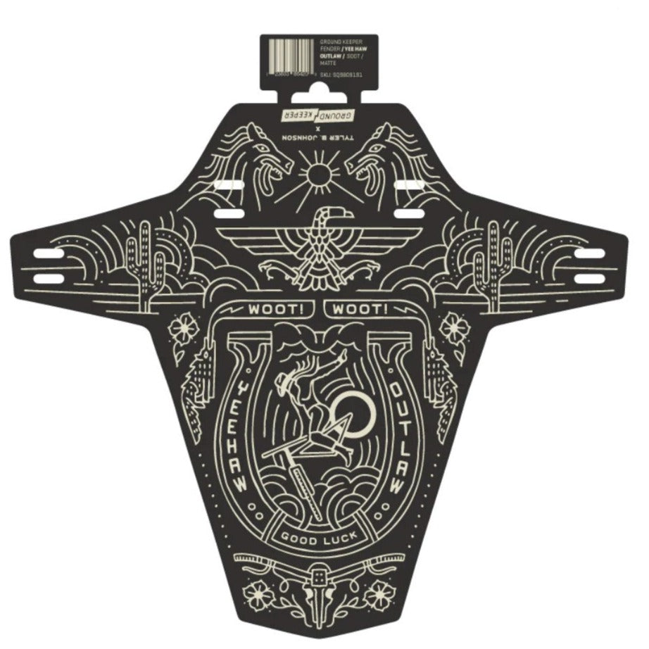 Ground Keeper Customs - Yeehaw Outlaw Scoot Mudguard