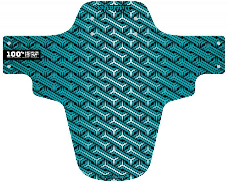 Dirtsurfer Mudguard Geoweave Turquoise