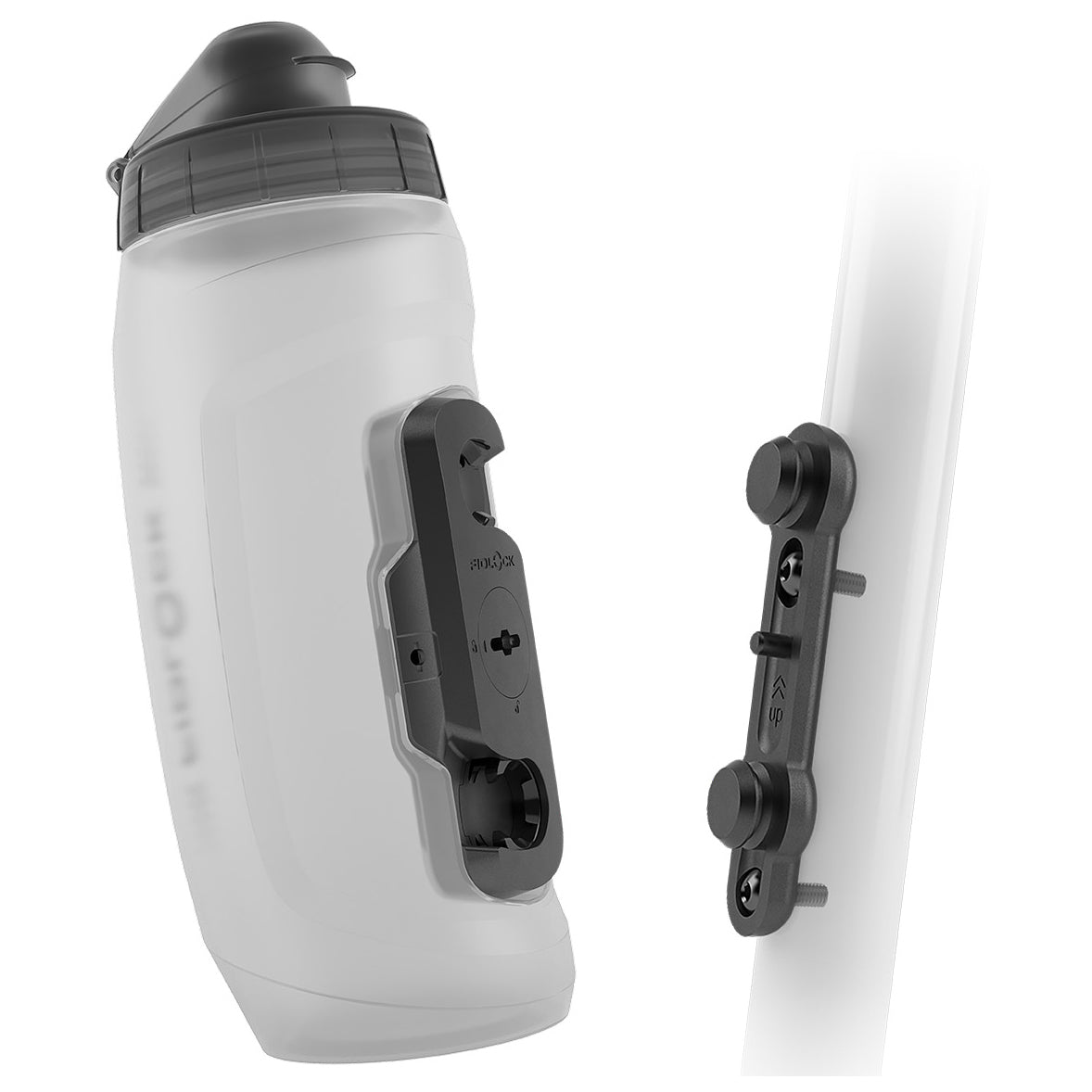 Fidlock Twist 590ml Bottle and Base - Clear white