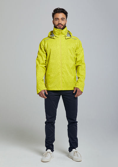 Basil Men's Skane Hi Vis Rain Jacket