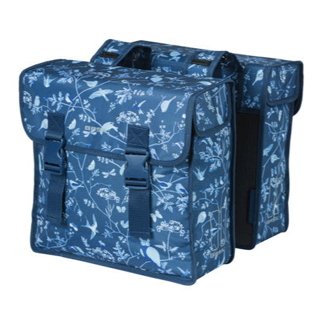 Basil Wanderlust Double Pannier Bag Blue